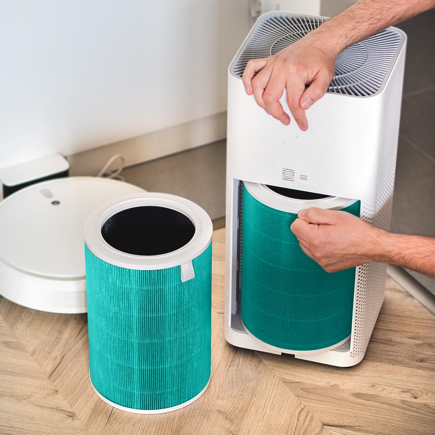 vhbw 5 x HEPA-filter compatibel met Xiaomi Mi Air Purifier 2S luchtreiniger, vervangingsfilter met geïntegreerd actief koolfilter, antibacterieel vhbw 5 x HEPA-filter compatibel met Xiaomi Mi Air Purifier 2S luchtreiniger, vervangingsfilter met geïntegreerd actief koolfilter, antibacterieel