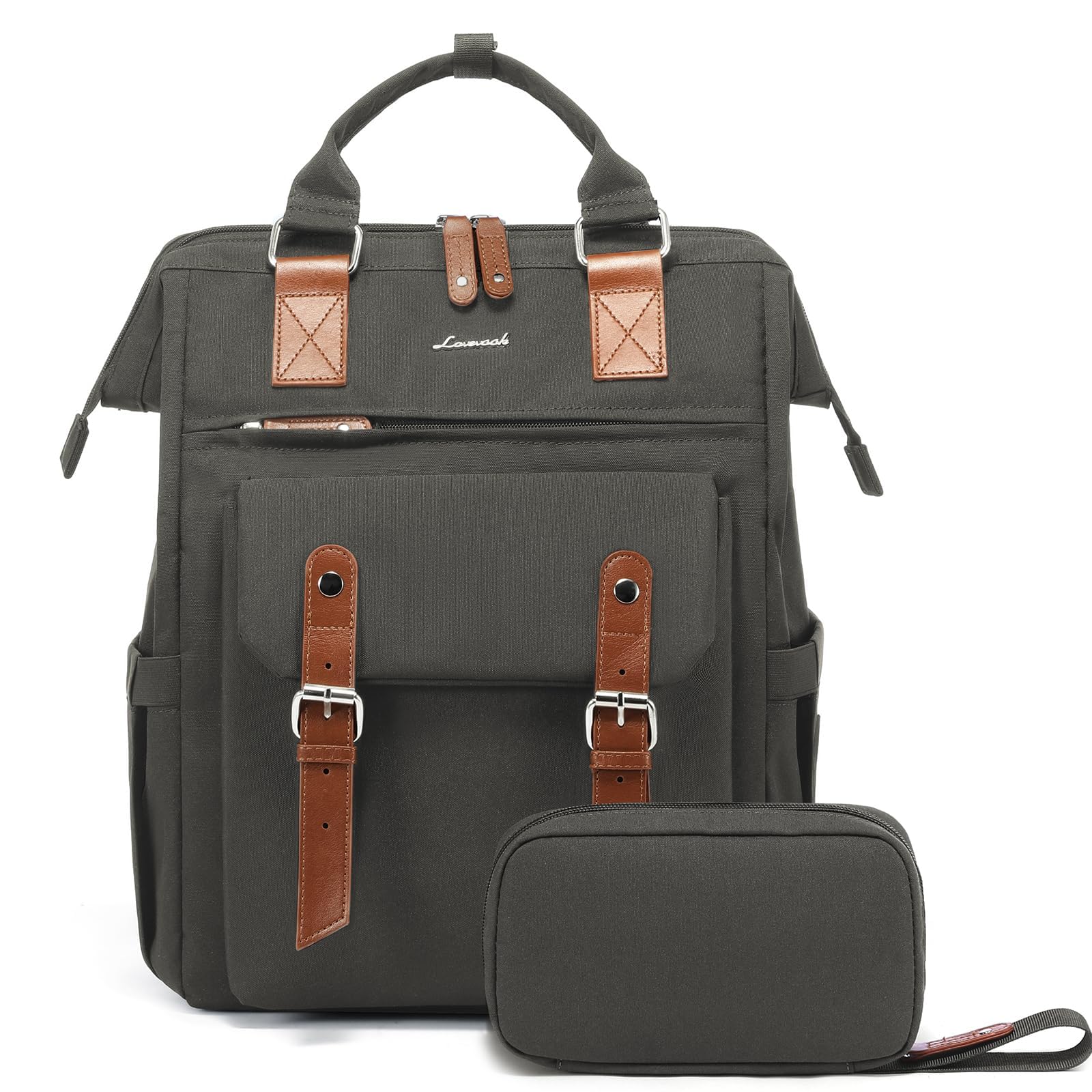 LOVEVOOK Laptop Backpack for Women, Teacher Nurse Bag Work Travel Computer Backpacks Purse