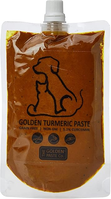 The Golden Paste Company for Dogs Anti Inflammatory and Aids in Joint Health, Turmeric with Apple Cider Vinegar & Ceylon Cinnamon, 200g