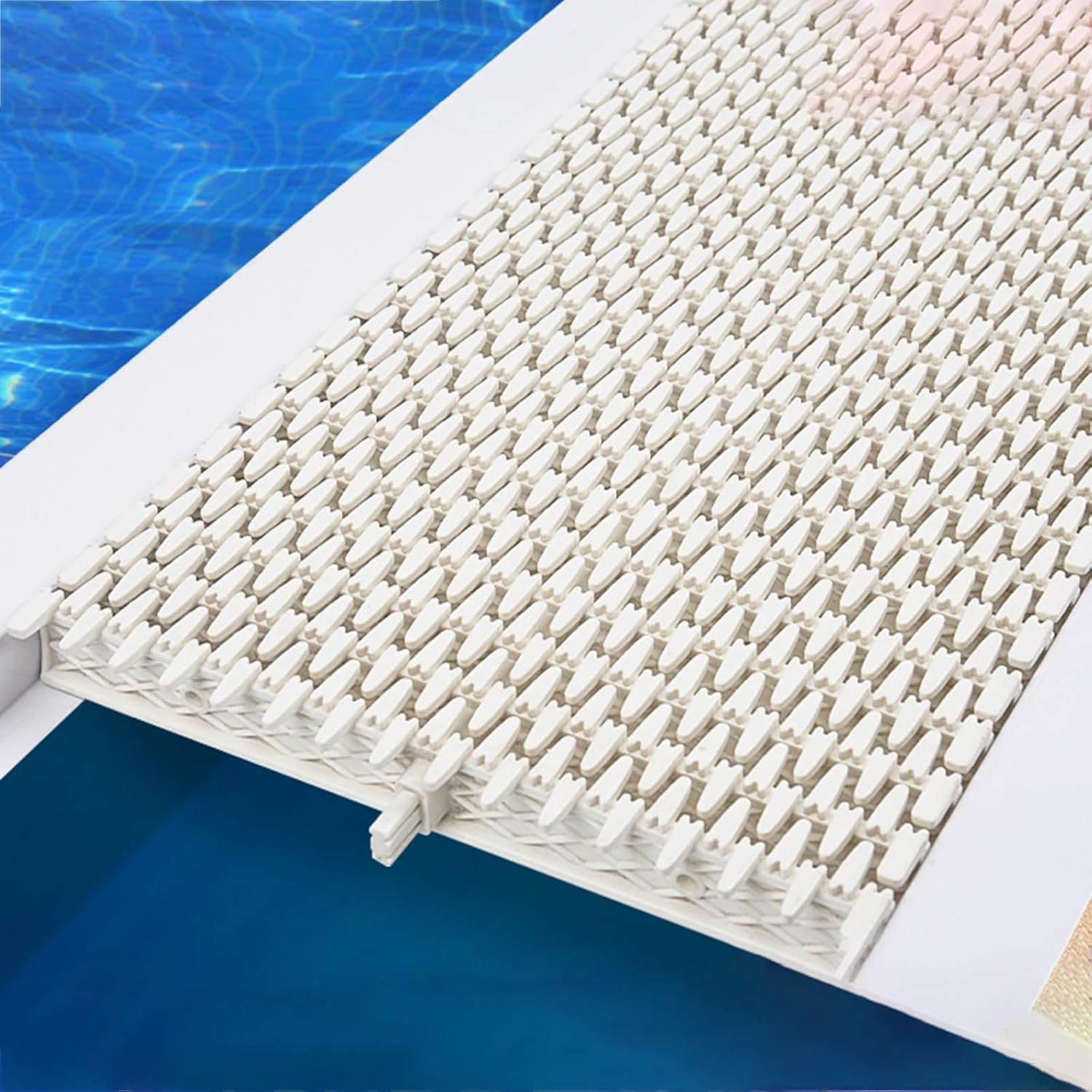 Swimming Pool Drainage Grate, Shower & Sewer Grate Cover, Spliced Outlet for Walkway & Balcony, Durable Overflow Drainage Solution, Heavy-Duty Anti-Clog Design