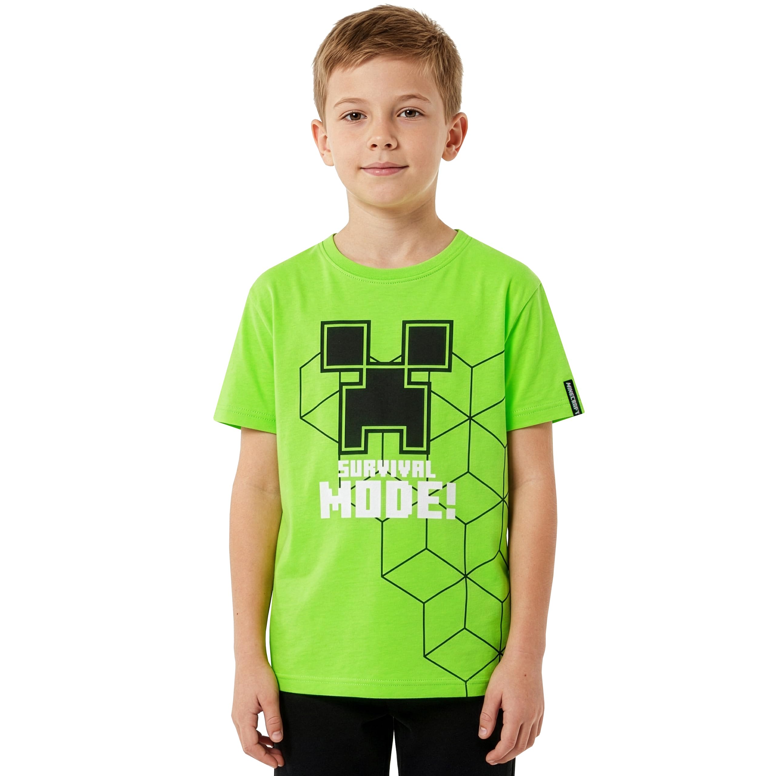 Minecraft Koszulka, Dla Chłopców Creepers Koszulka, Dla Dzieci Gamingowa Odzież