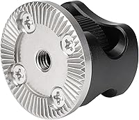 Vista 1 de CAMVATE Soporte roseta con tornillo de pulgar de 1/4"-20 y rosca hembra M6 para monitores SmallHD serie 700 - 2839