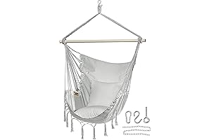 Jelofly Spacious and Relaxed Hammock Chair for Kids Swinging Fun