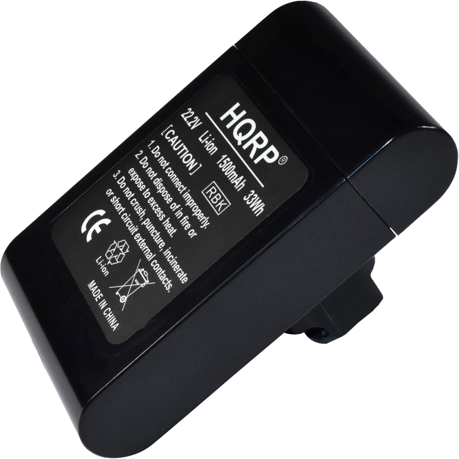 HQRP High Capacity 1500mAh / 1.5Ah Rechargeable Battery Compatible with Dyson DC45 Animalpro / DC45 Up Top / DC45 Hand Vacuum Cleaners Replacement Plus Coaster