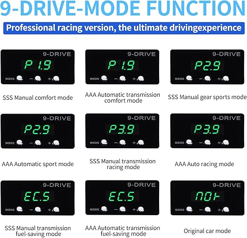 Miniatura 23 de Controlador de respuesta del acelerador, acelerador de pedal de carreras electrónico inteligente de 9 modos para Toyota 4Runner Tundra Land Cruiser