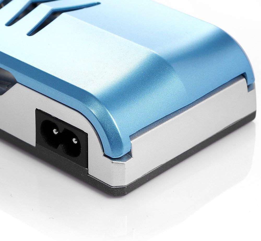 EBL 920D LCD Quick Charger with Discharge Function for AA AAA Ni-MH Ni-CD Rechargeable Batteries - Blue
