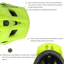 Exclusky Bike Helmet Adults Lightweight Bicycle Helmet Mountain Bike Helmet for Men Women