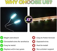 Vista 4 de Kit de luces LED mejorado compatible con Lego Minecraft The Deep Dark Battle Set, decoración de luces compatible con Lego 21246 (modelo no incluido)