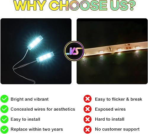 Miniatura 4 de Kit de luces LED mejorado compatible con Lego Minecraft The Deep Dark Battle Set, decoración de luces compatible con Lego 21246 (modelo no incluido)