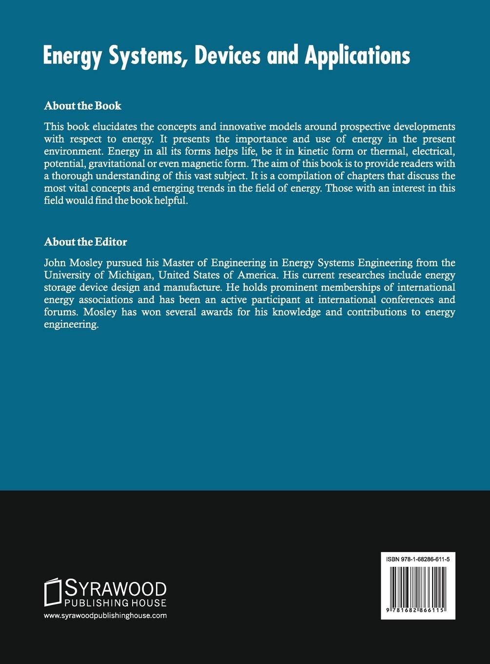 Energy Systems, Devices and Applications