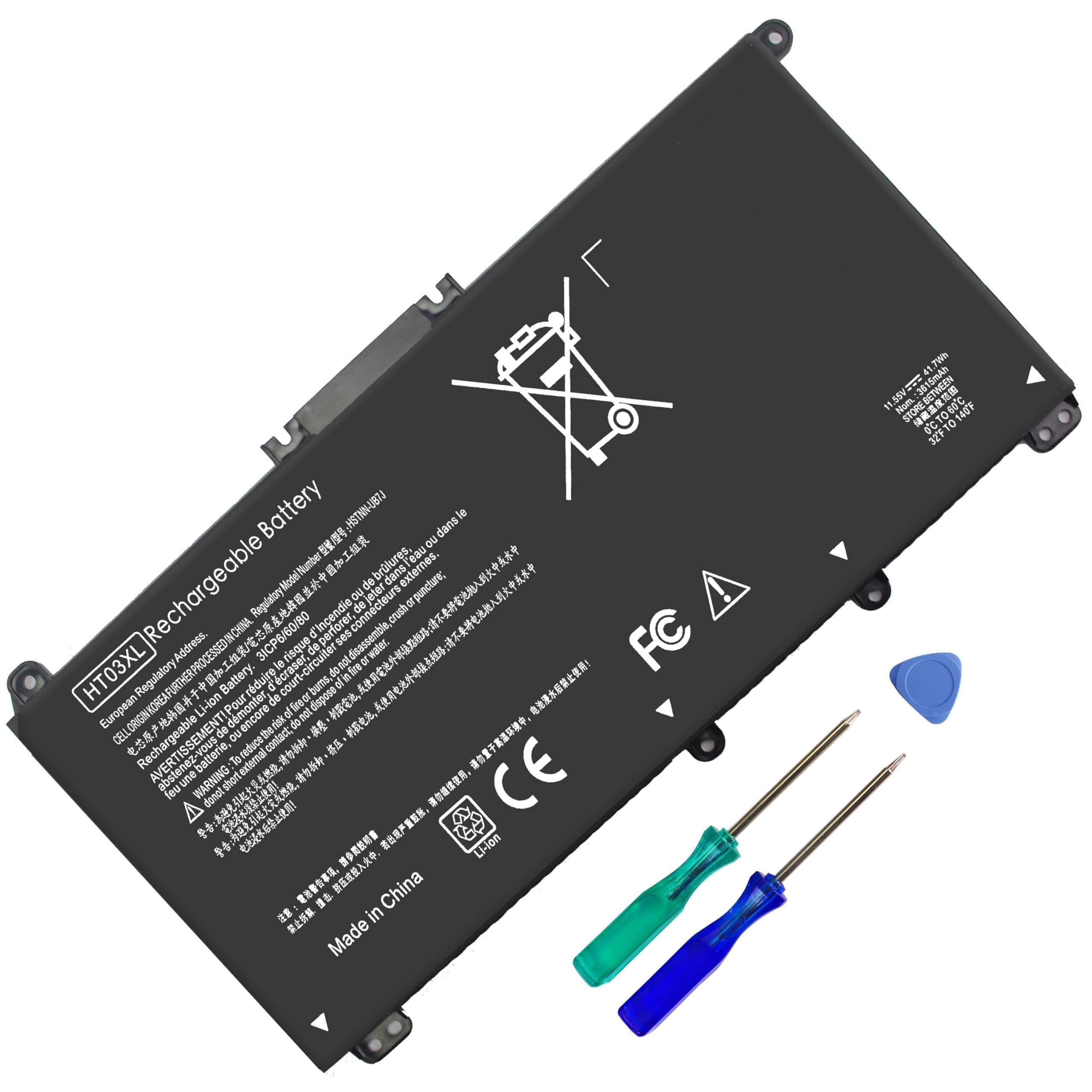HT03XL L11119-855 Battery Replacement for HP Pavilion 15 15-DA 15-DB 15-CS 15-DW 15-DY 17-by 17-CA 14-CE 14-CF 14-DF Series 15-CW1XXX 15-DB0004DX 15-DA0014DX HSTNN-UB7J HSTNN-DB8R Laptop