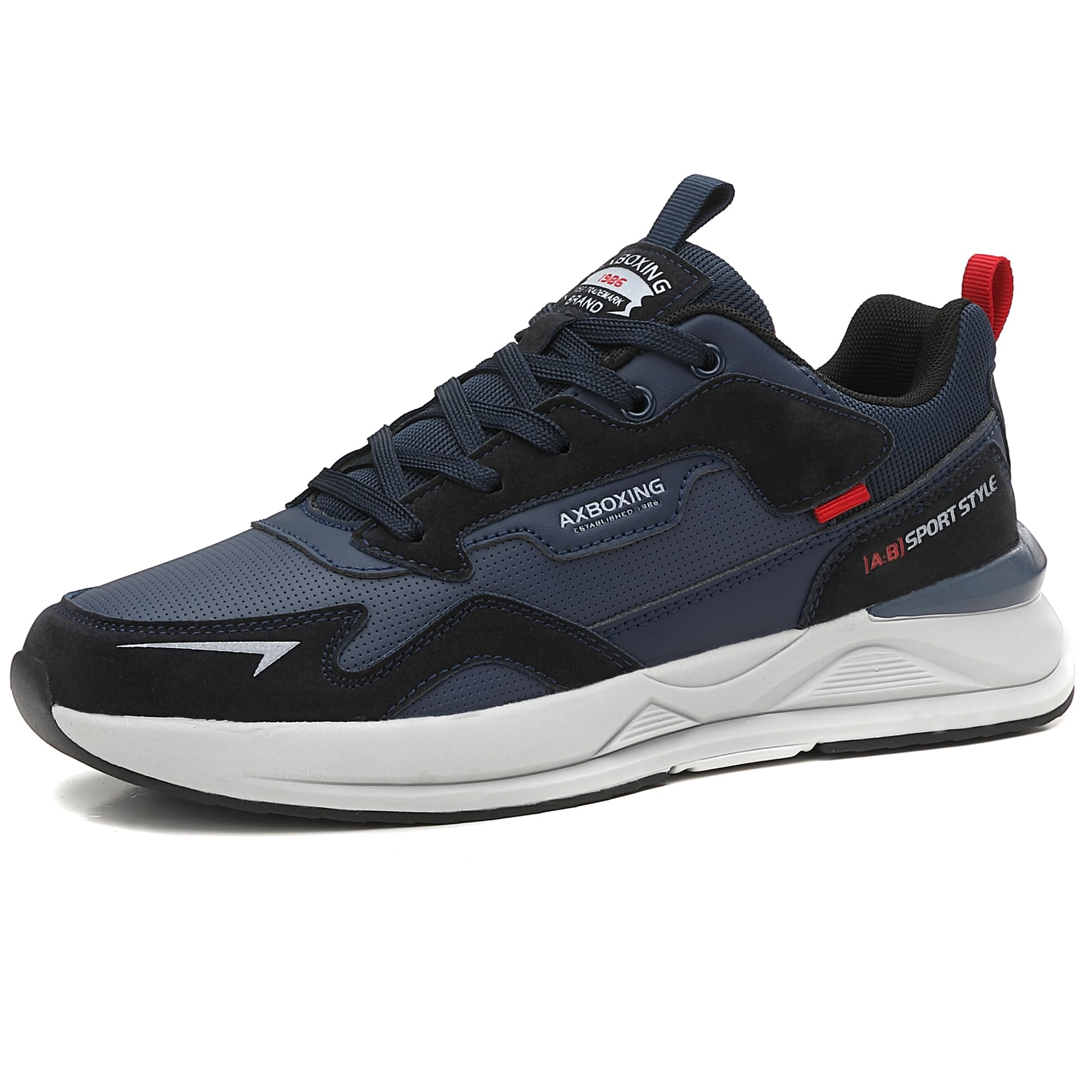 AX BOXING Zapatillas Hombre Casual Ligera Zapatos Deporte Transpirable Sneakers Tennis Caminar Trainers Running Tamaño 40-46 EU