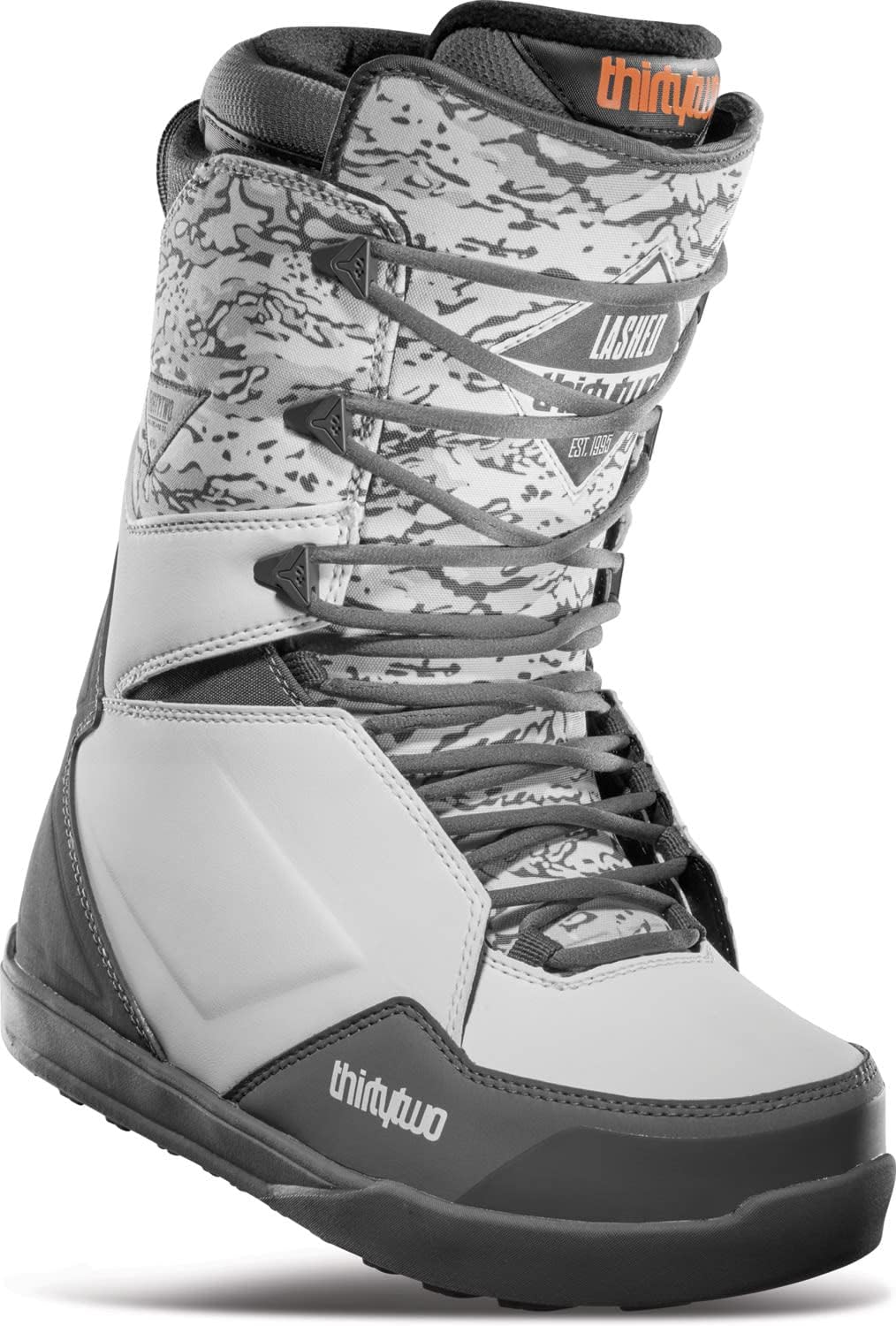 Thirty Two Lashed Mens Snowboard Boots White/Camo Sz 8