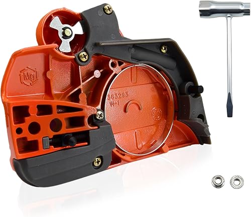 Clutch Cover Chain Brake Assembly for Husqvarna 450 450e 445 445e Rancher Chainsaw Replace 544097901 544097902