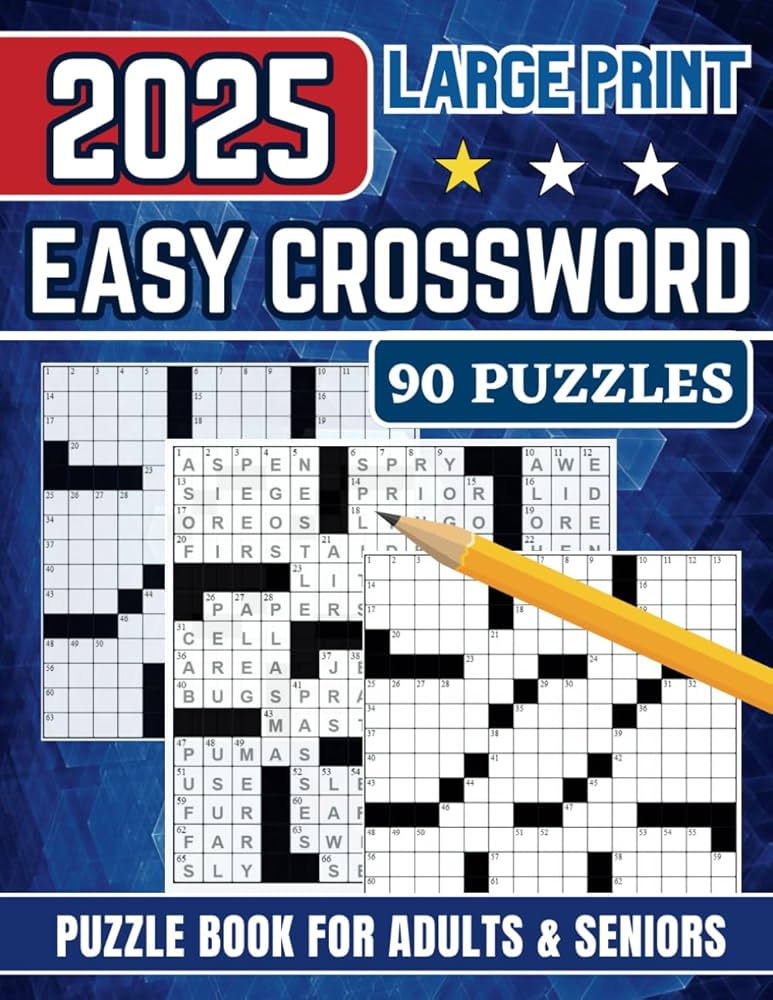 Large Print Easy Crossword Puzzle Book For Adults & Seniors: 90 Puzzles With Solutions For Relaxation and Brain Exercise: Publishing, Woopia: 9798325891045: Amazon.com: Books large-print-easy-crossword-puzzle-book-for-adults-seniors-90-puzzles-with-solutions-for-relaxation-and-brain-exercise-publishing-woopia-9798325891045-amazon-com-books