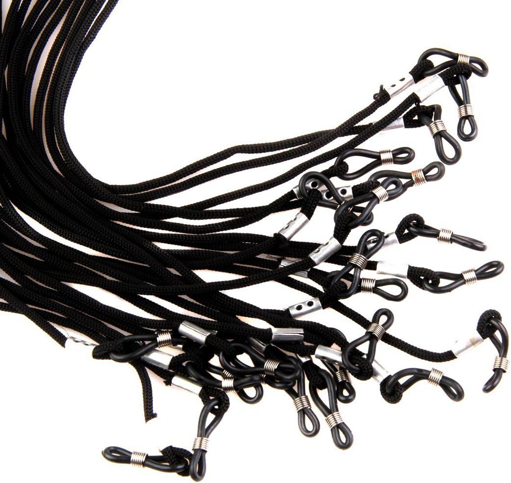 Bеѕt Cуbеr Dеаlѕ 🔥 Ewanda store 12pcs Black Sport Safety Eyewear Nylon Cord Reading Glass Neck Strap Eyeglass Holder ❤ Crаzу Dеаlѕ Ewanda store 12pcs Black Sport Safety Eyewear Nylon Cord Reading Glass Neck Strap Eyeglass Holder
