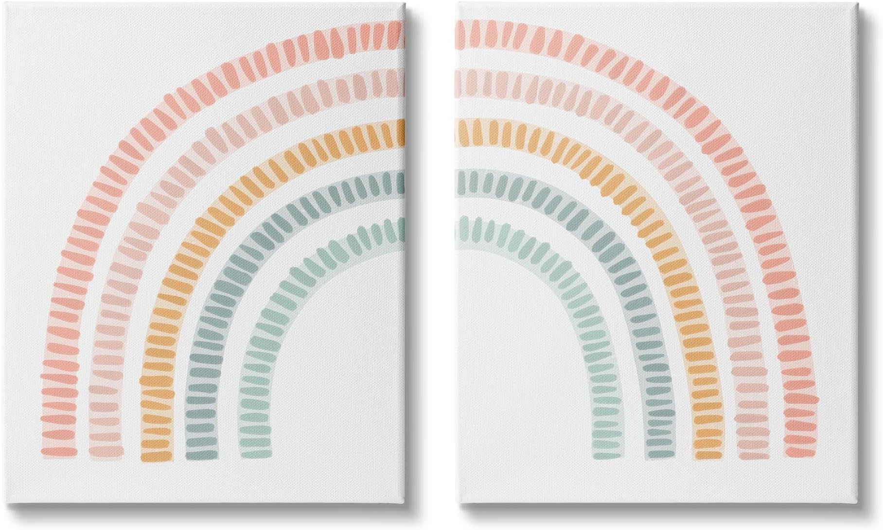Stupell IndustriesPatterned Rainbow Arches 2 Piece Canvas Wall Art Set by Lil' Rue