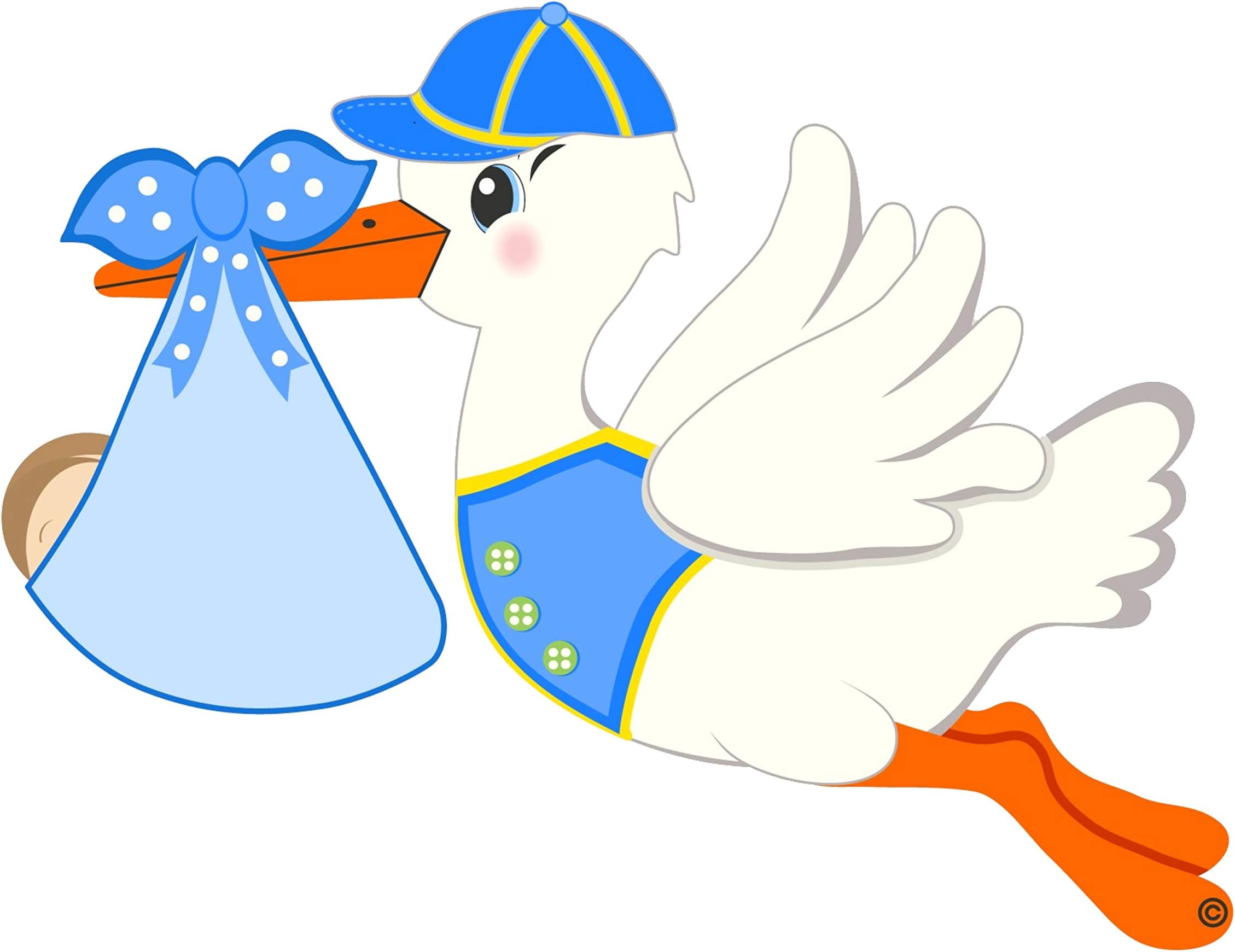 - Its a Boy Stork Announcement Door Sign, Hospital Hanger, Newborn Decoration, Birth Arrival Wreath, Shower Party Banner, Keepsake Gift, Blue