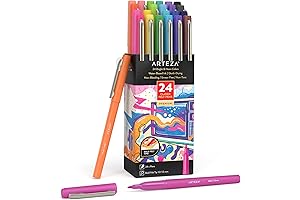 ARTEZA Colorful Felt Tip Teacher Marking Pens, Fine Point