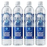 Snugell Distilled Water for CPAP Machines - Travel Size Bottles, Clean Multi-Use Hydration - Made in USA - Up to 30 Days Supply - 16.9 Fl Oz (Pack of 12)