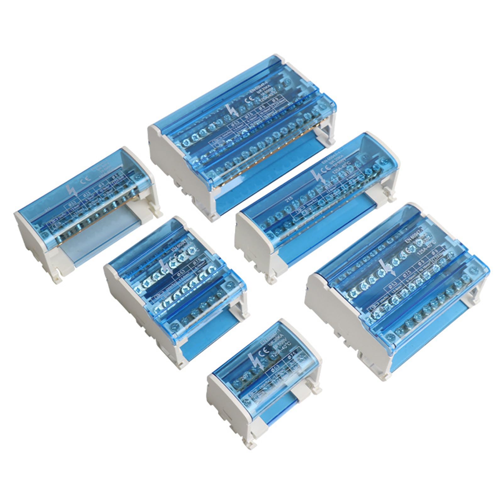 Morsettiera distribuzione ' Alimentazione, 4 Rows 11 Holes