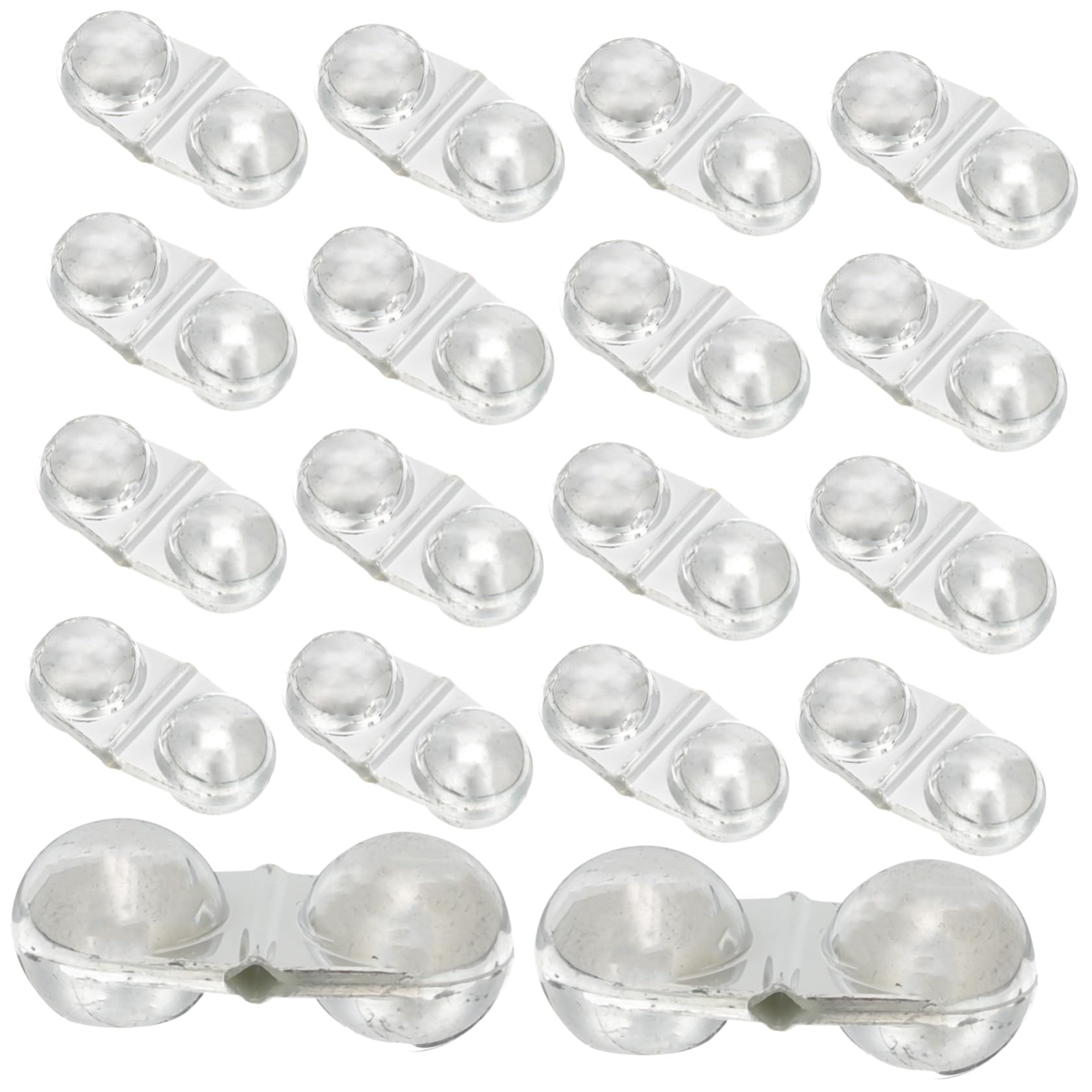 OSOLADY Fishing Alert Bells 25pcs Clip Bells Professional Dual Rattle Fishing Rod Alarm