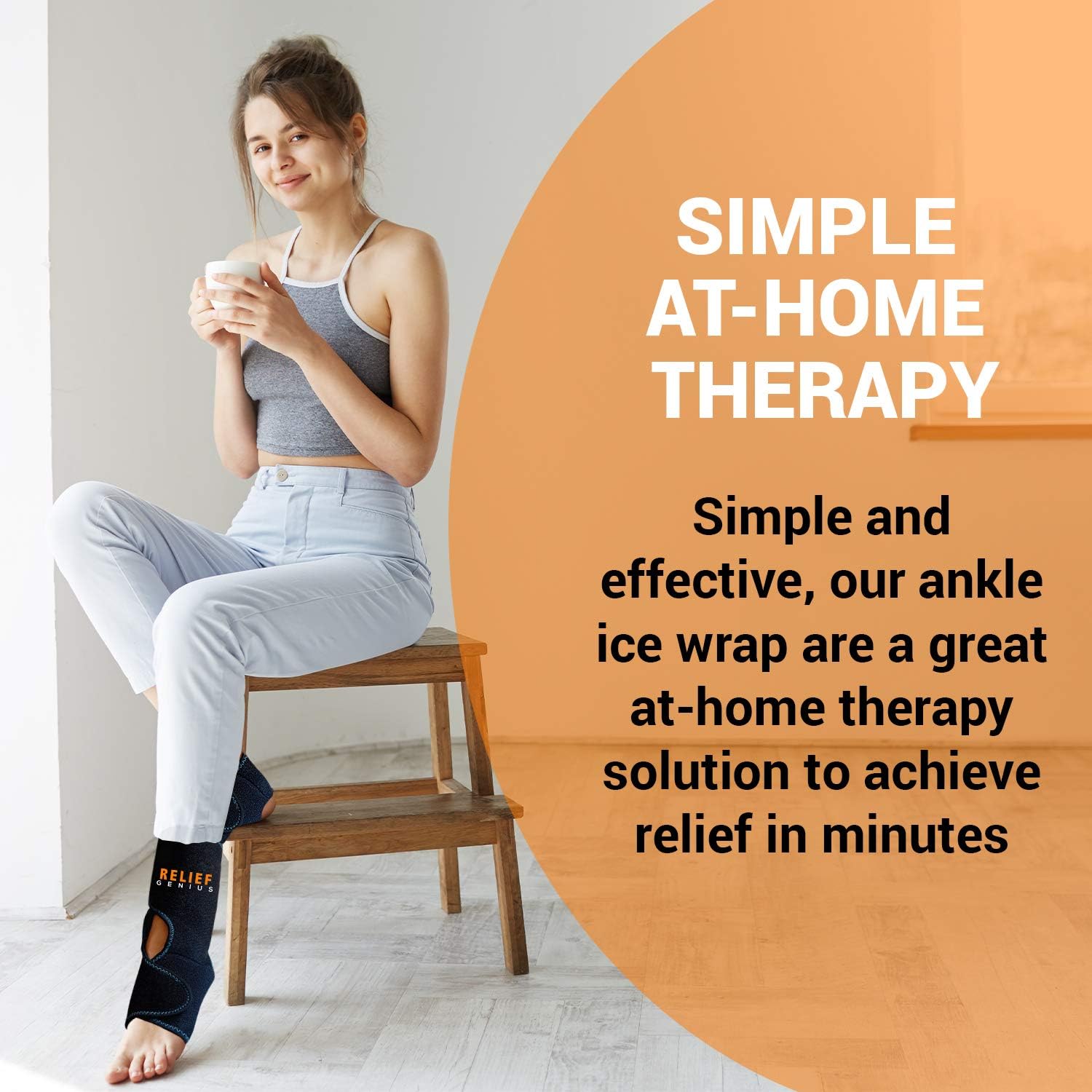 Nеw Arrіvаlѕ Relief Genius Coldest Achilles And Heel Ice Wrap-Reusable Foot and Ankle Ice Pack With Gel Wraps And Compresses-Our Ice Pack For foot and ankle is a Cold Therapy Sock Alternative for Plantar Fasciitis