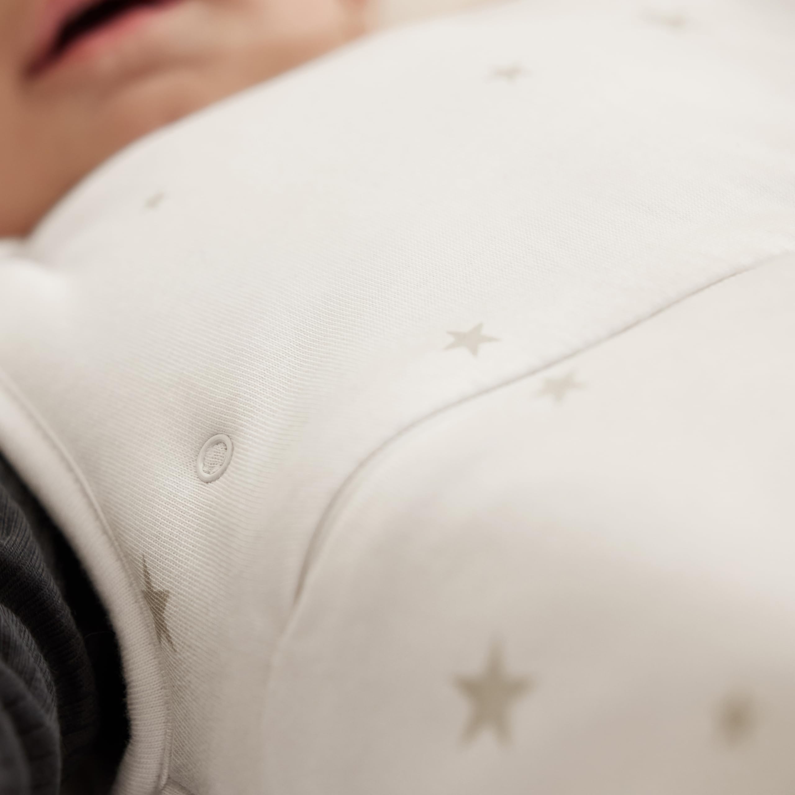 Snuz Baby Sleeping Bag with Nappy Zip, for Easy Nappy Changes Super Soft Cotton Sleeping Bags with Easy Fit Poppers - Image 4