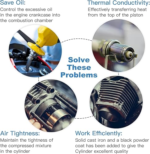 Miniatura 6 de ECCPP KIT DE CILINDRO Y PISTÓN MONTAJE PARA Honda Z50 Z50R XR50 CRF50 50CC BICICLETA DE PIT BIKE DIRT BIKE
