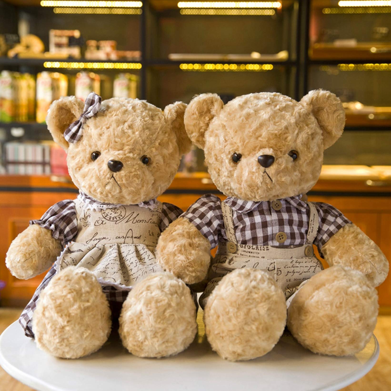 Amazon.co.jp: ペアセット クマぬいぐるみ テディベア 大きいサイズ