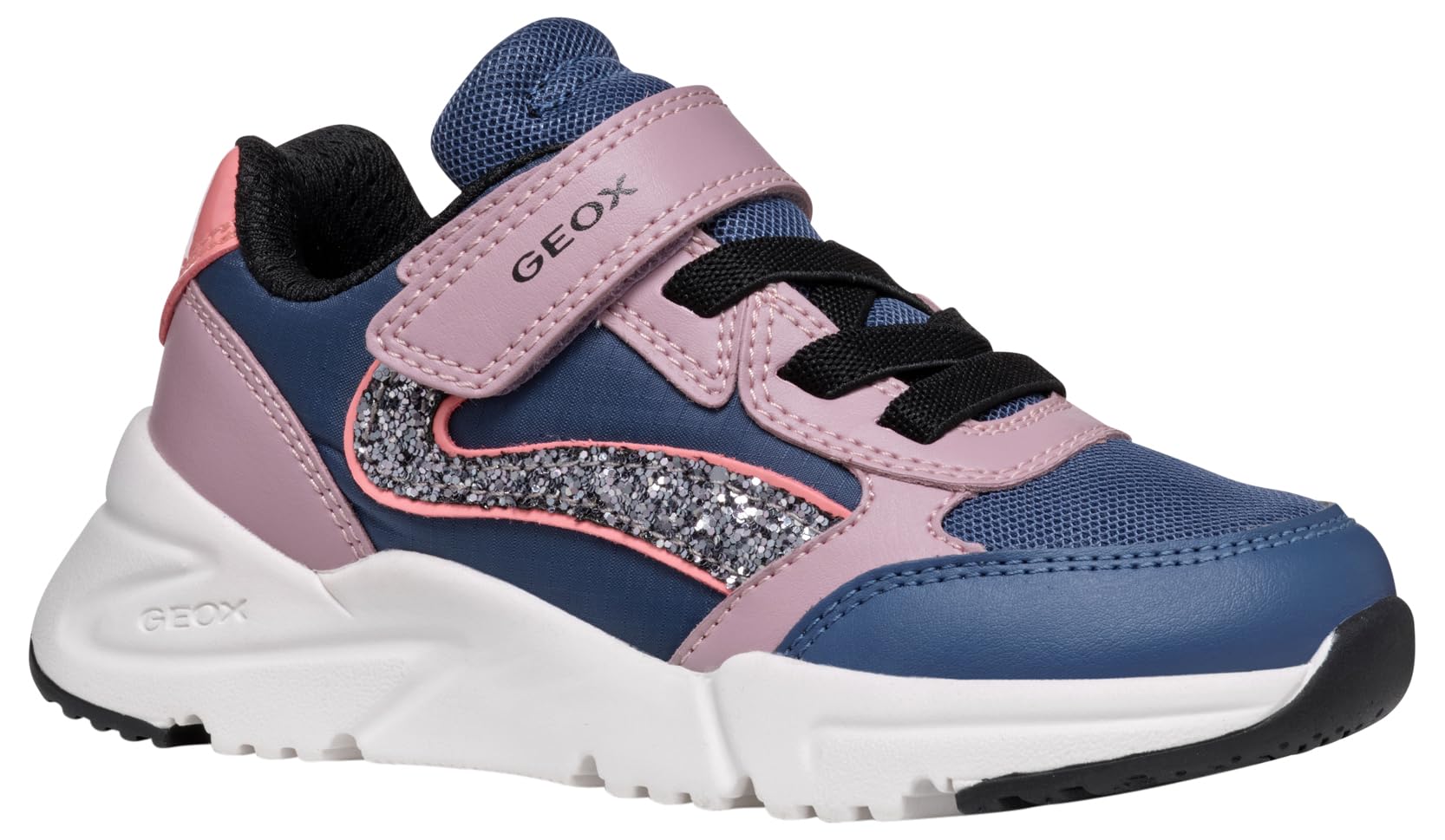 Geox J Loftus Girl A, Sneaker, Pink