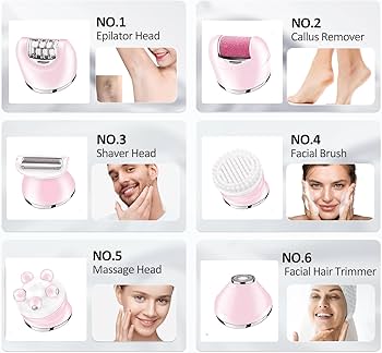 Amazon.com : Epilator for Women, 6 in 1 Hair Removal