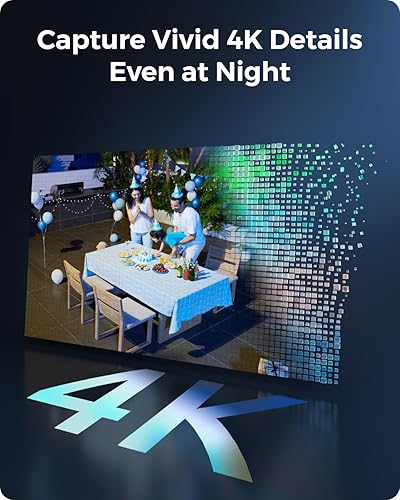 Miniatura 2 de REOLINK Cámaras de seguridad 4K Sistema inalámbrico para exteriores, almacenamiento local cifrado de 1 año, visión nocturna a color, Wi-Fi de