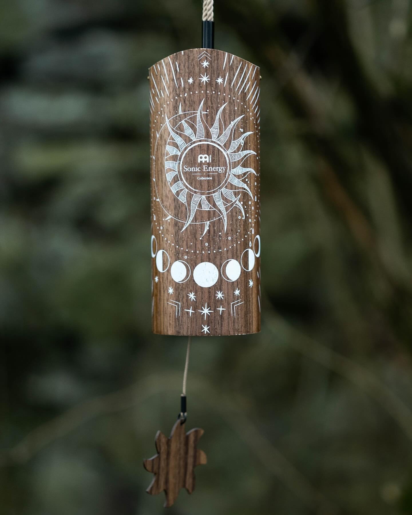 Carillon in bambù cosmico per meditazione calmante, ASMR, terapia di guarigione del suono e yoga