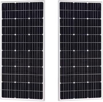 200W 300W 400W Glass Rigid Solar Panel Monocrystalline Highly Efficient Energy-Saving2 x 100W