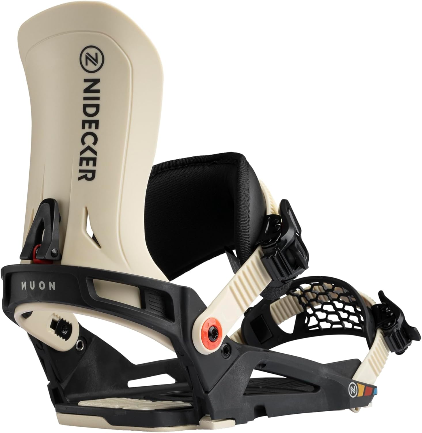Nidecker Muon Snowboard Bindings – All-Mountain Comfort with Reclining Highback & Soft Flex
