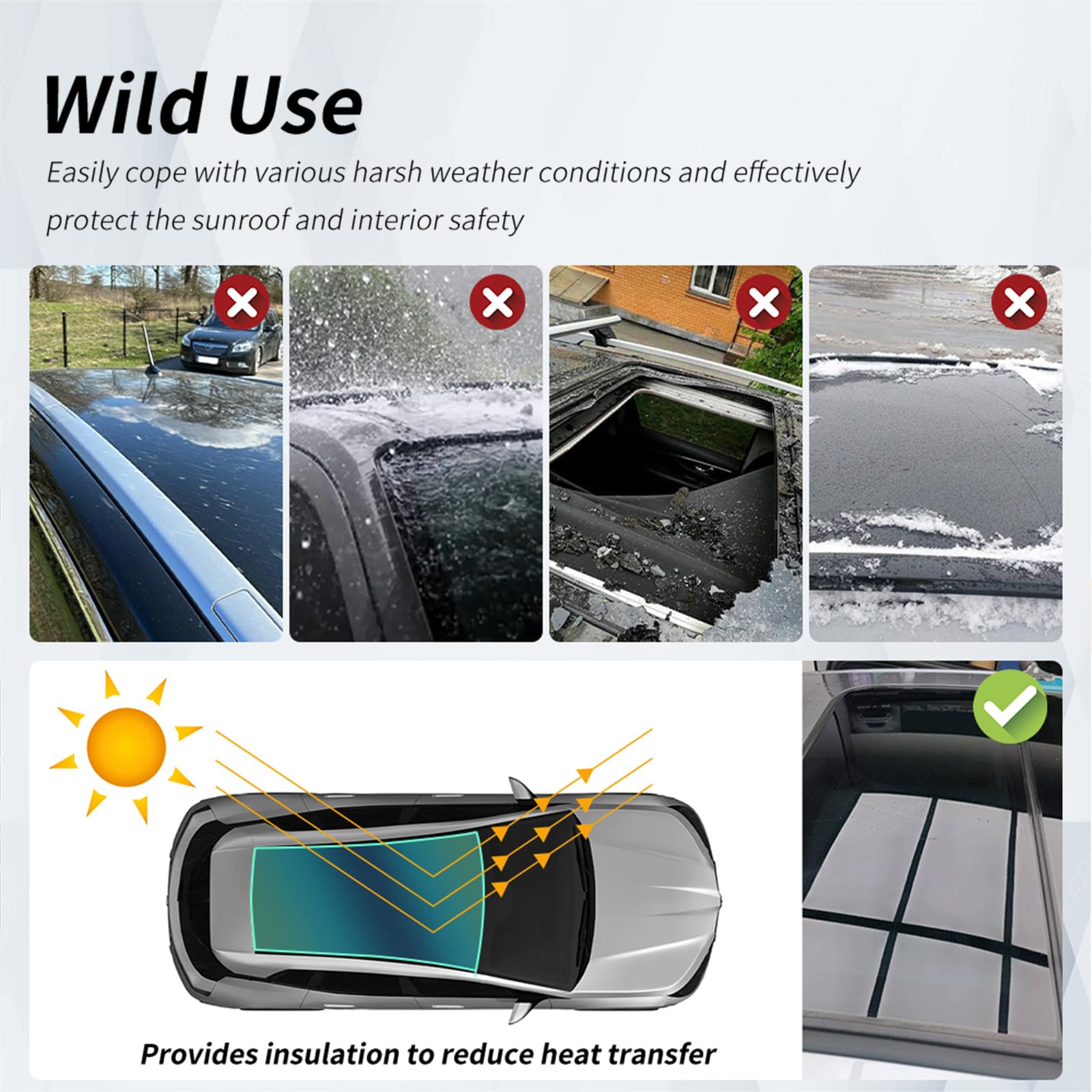 für BMW IX 2020-2024 8.5mil TPU PPF Solar Fenstertönung für Autodach Oberlicht Vorgeschnittene Selbstklebende Transparent Lackschutzfolie Zubehör Eisblau 1Stück