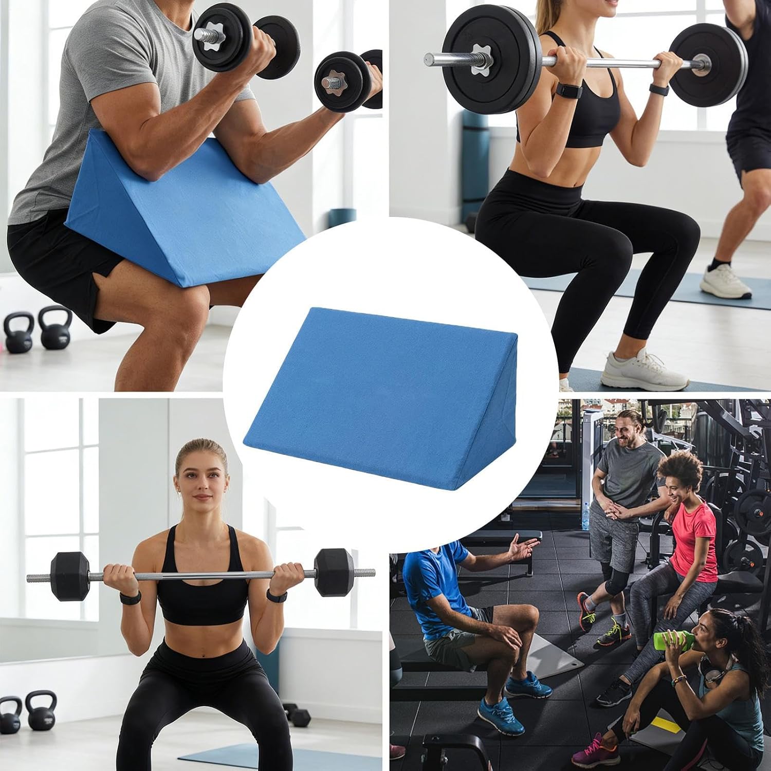 Ergonomic Arm Support Pad, Preacher Curl Bench Cushion, 16x8 Inches Pad with Non Slip Base, High Density Foam Cushion, Curl Bench with Angled Design, Workout Equipment for Home Gym