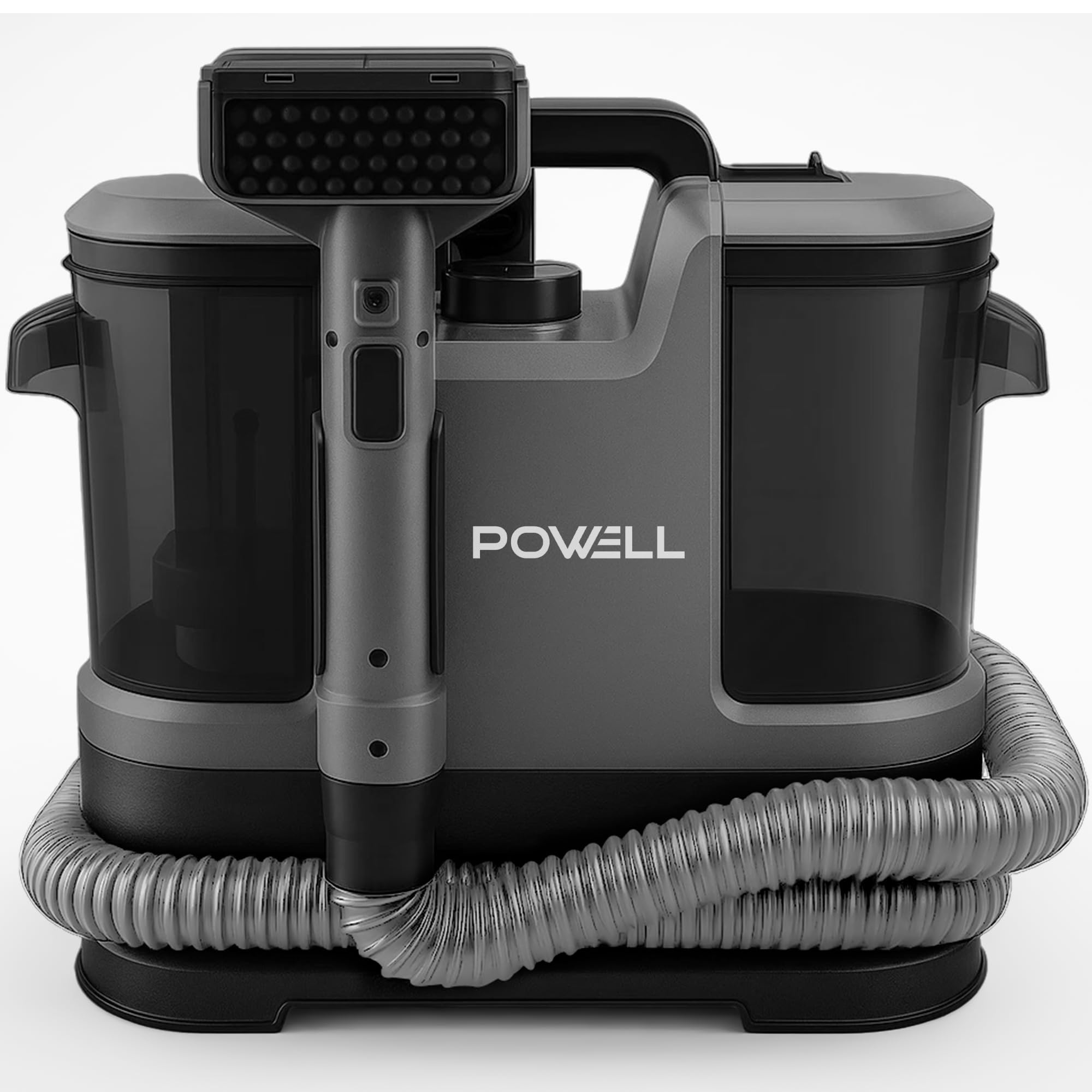 Powell Pulitore per tappeti da 450 W - Smacchiatore per divani e tappezzeria | Pulitore per sedili auto con serbatoio da 1,8 L | Macchina per la pulizia e la rimozione delle macchie dai materassi