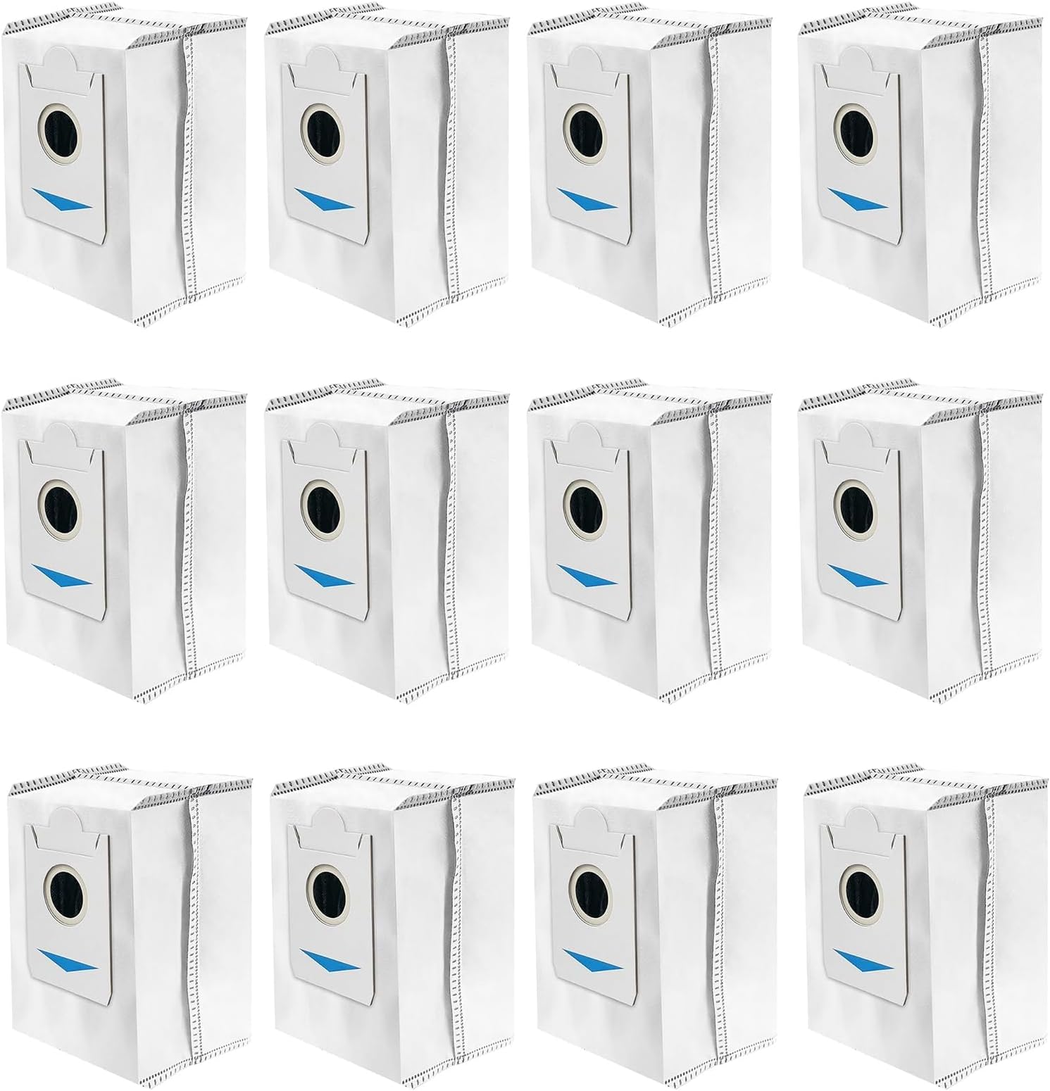 12 Pack Replacement Vacuum Cleaner Dust Bags Compatible with ECOVACS DEEBOT x2 Omni x2 pro Vacuum Cleaner Parts
