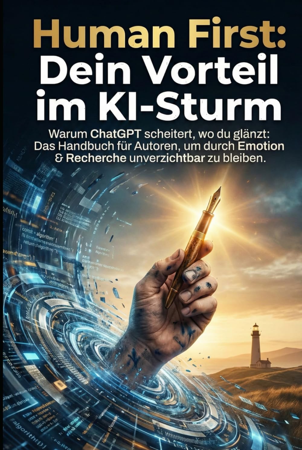 Human First: Dein Vorteil im KI-Sturm: Warum ChatGPT scheitert, wo du glänzt: Das Handbuch für Autoren, um durch Emotion & Recherche unverzichtbar zu bleiben.