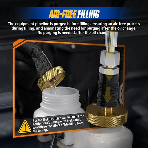 Miniatura 4 de Kit automático de purga de frenos, máquina de purga de líquido de frenos de 110 V, kit de purga de frenos completamente automático, operación de una