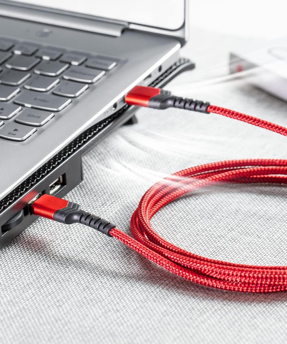 JSAUX USB 3.0 A to A Male Cable 2 Pack(3.3ft+6.6ft) USB Male to Male Cable Double End USB Cord Compatible with Hard Drive Enclosures, DVD Player, Laptop Cooler and More (Red) 3.3ft+6.6ft 2Pack Red image 4 of 13 B07L72TL6K