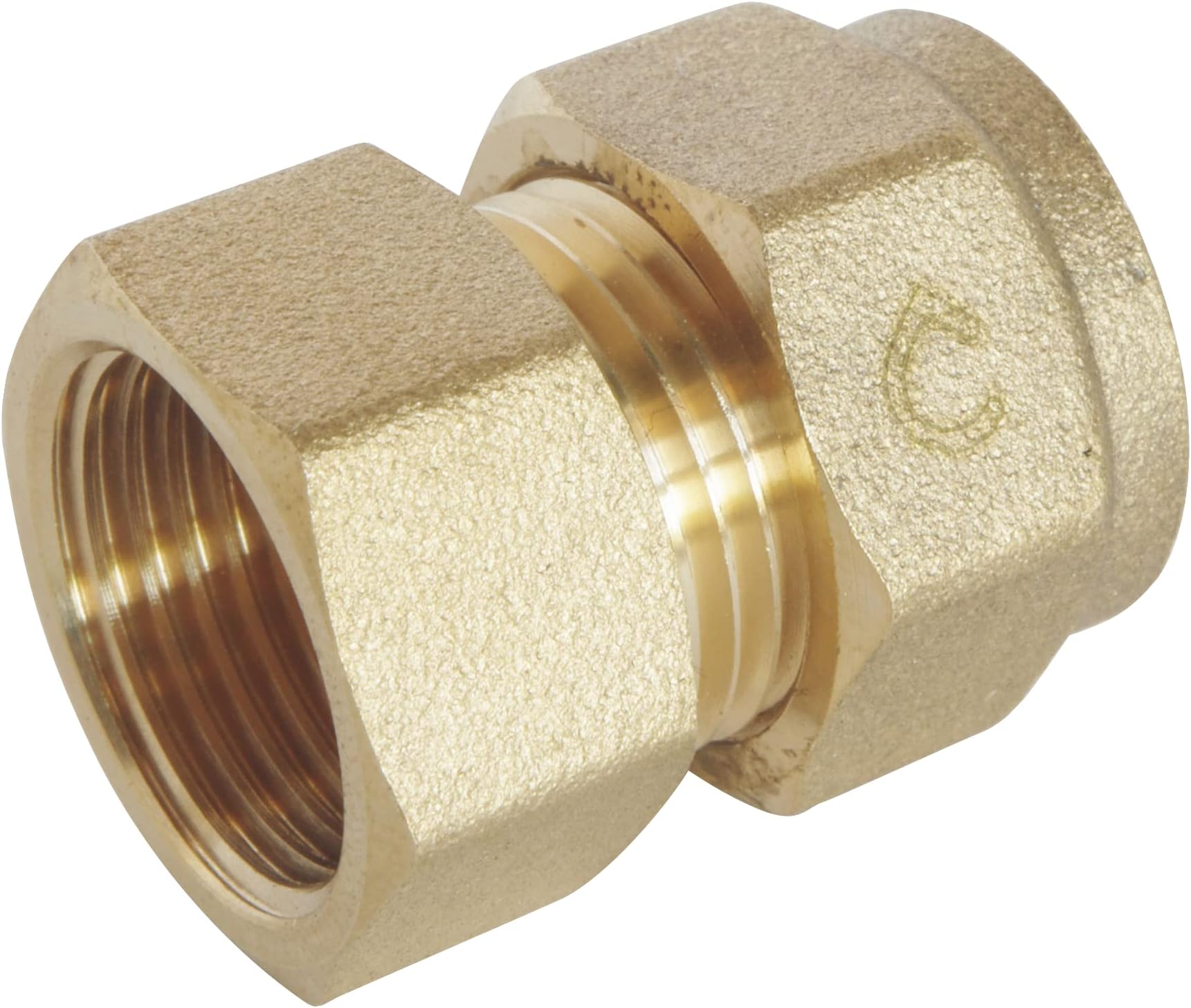 Lot De 2 Raccords Réducteurs Tuyau 16 Mm Vers 15 Mm En Cuivre Et