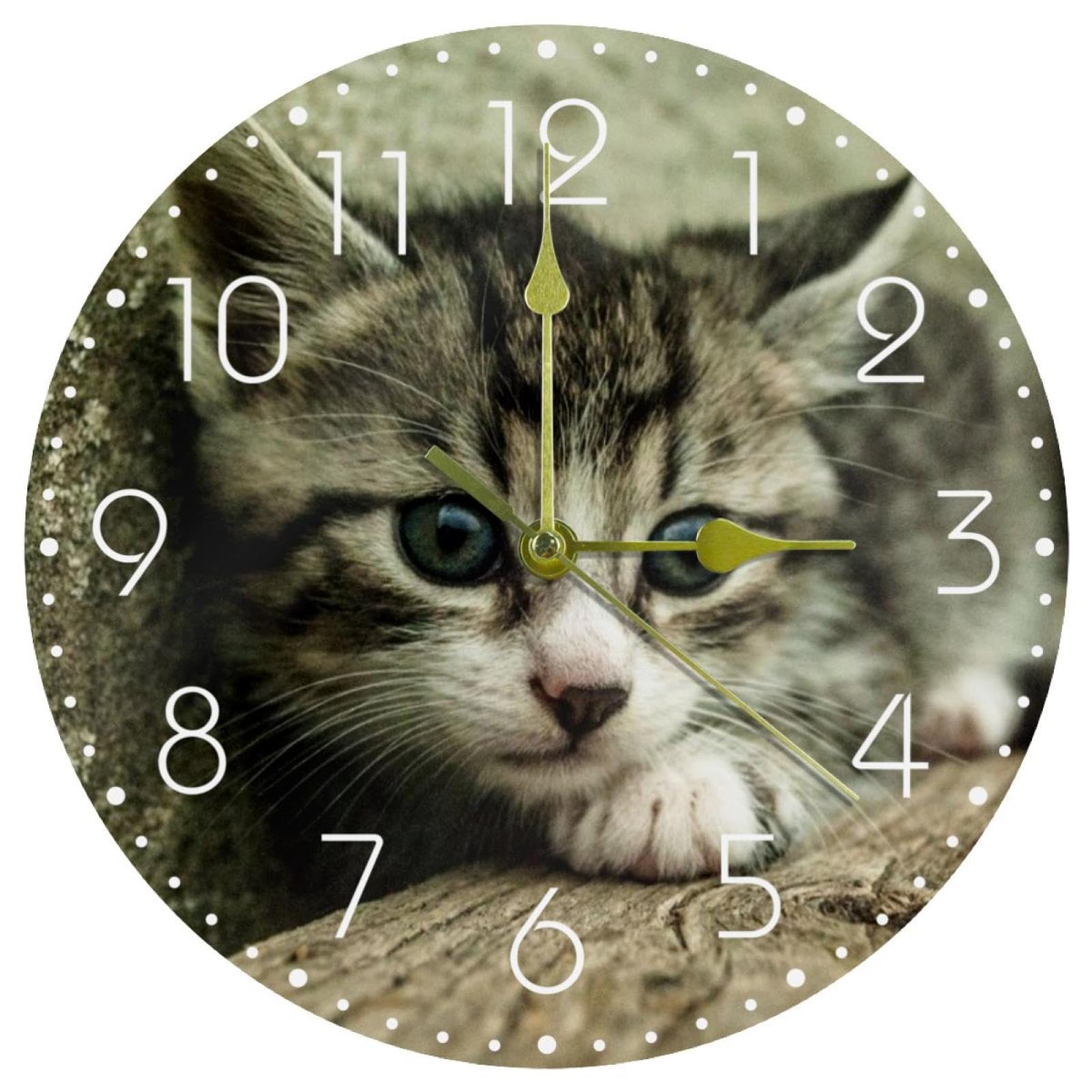 Horloge murale sans tic-tac acrylique moderne finis les bruits