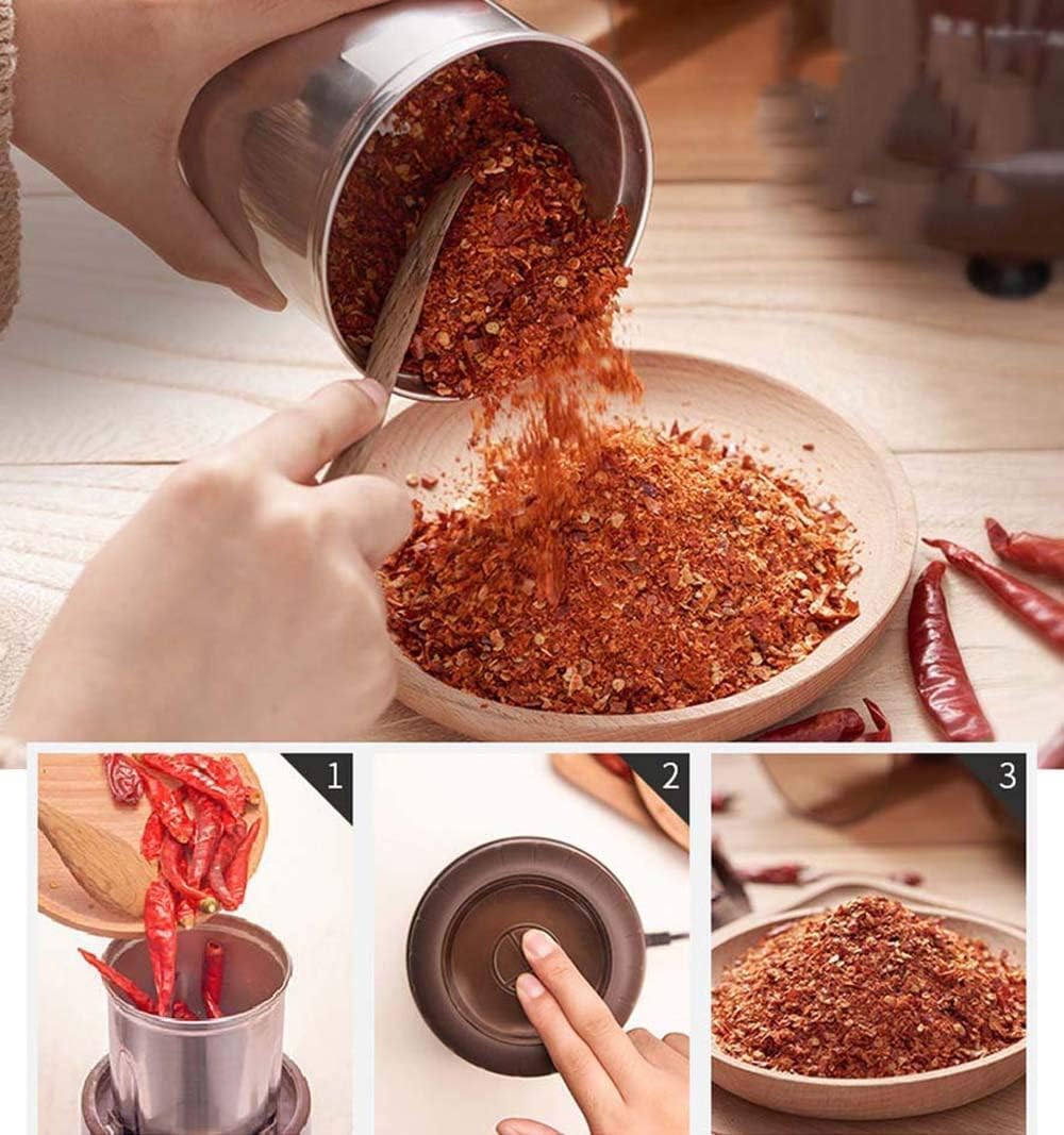 Products coffee machine Milling Machine Chinese Herbal Medicine Coffee Powder Grinding Bean Electric Grinder Grain Powder Machine Small Household Crusher Dry Mill Multifunction Capacity 200g