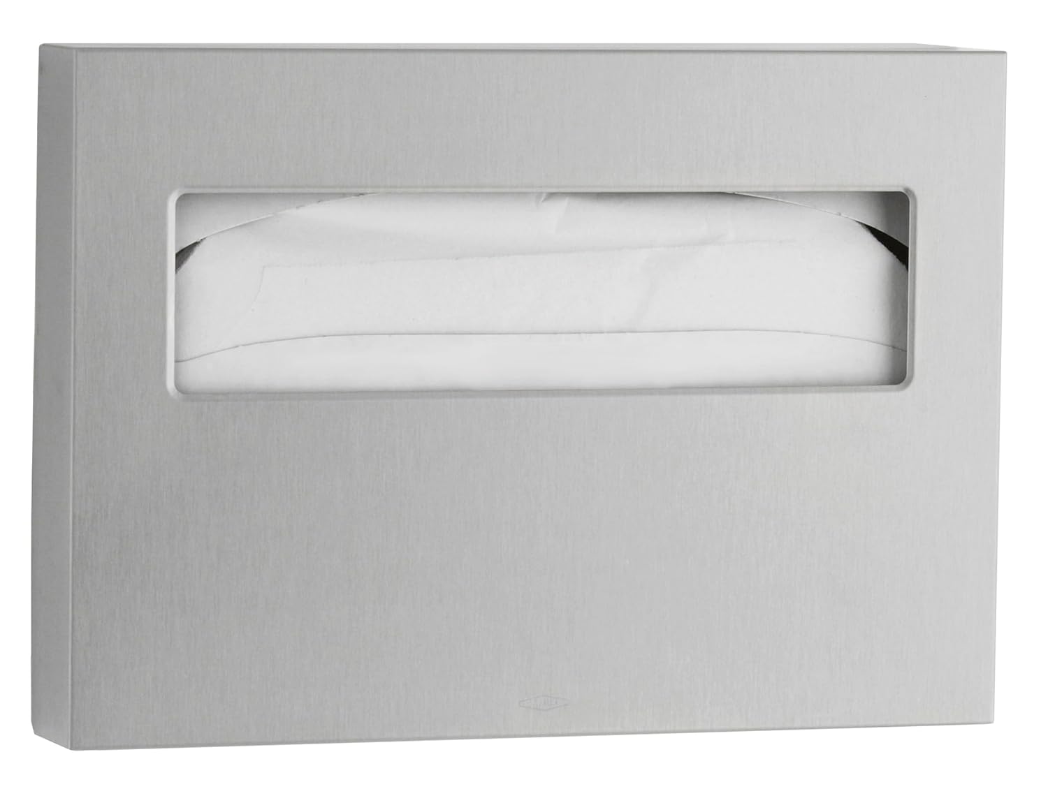 BOBRICK ClassicSeries Stainless Steel Toilet Seat-Cover Dispenser, 36" Stainless Steel Straight Grab Bar