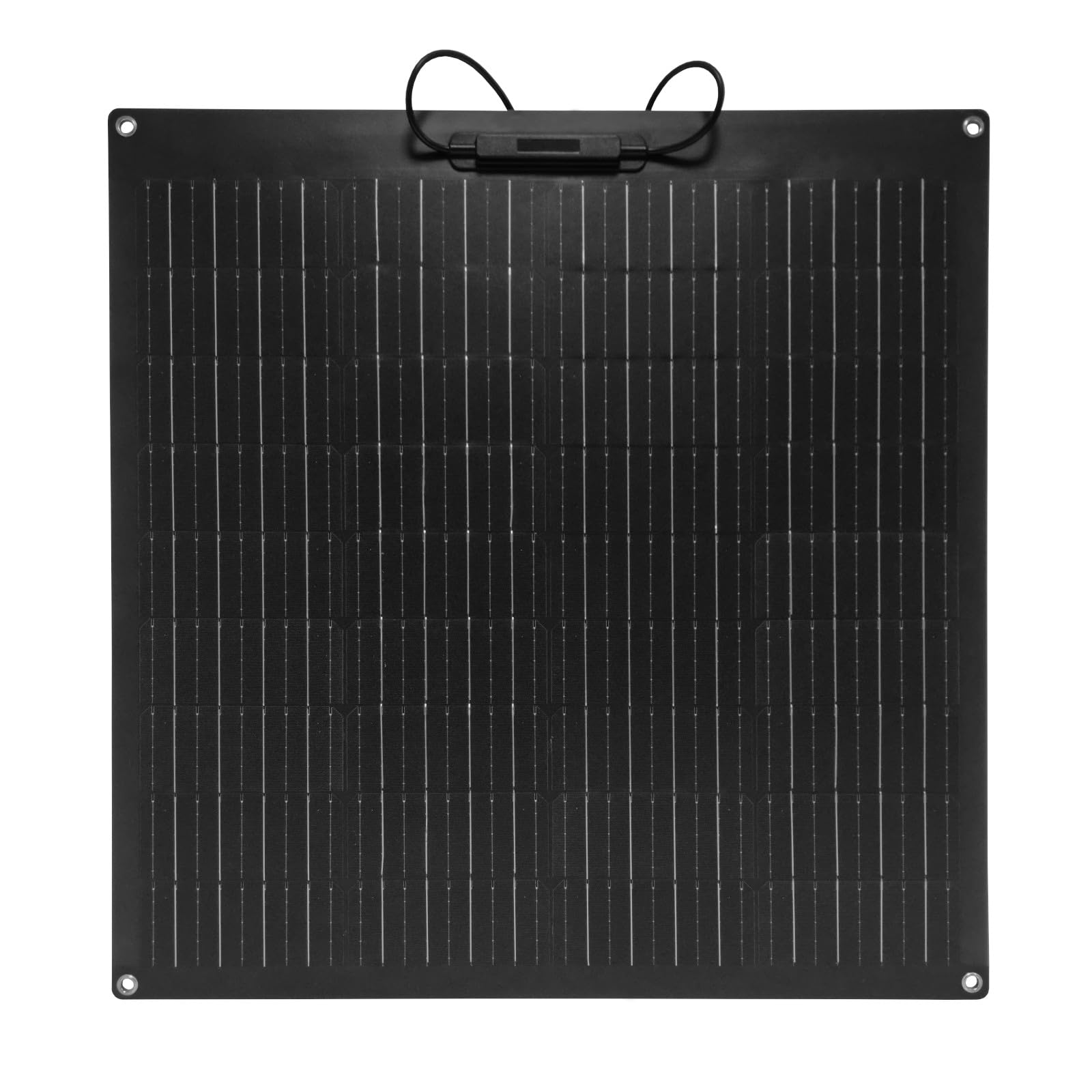 MAUK® Solar Panel Solarmodul flexibel Balkonkraftwerk flexible Solarmodule flexibles Solar Panel Solarpanel Balkon PV Modul Solarzelle 18v solar flexibel monokristallin | 80W