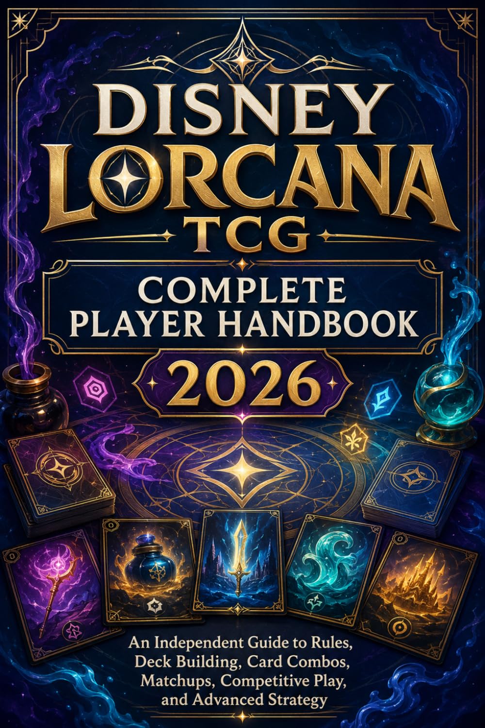 DISNEY LORCANA TCG COMPLETE PLAYER HANDBOOK 2026: An Independent Guide to Rules, Deck Building, Card Combos, Matchups, Competitive Play, and Advanced Strategy