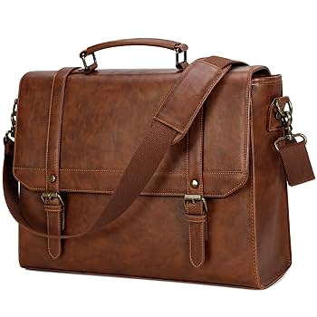 Amazon.com: IGOLUMON Messenger Bag for Men 15.6 inch Vintage